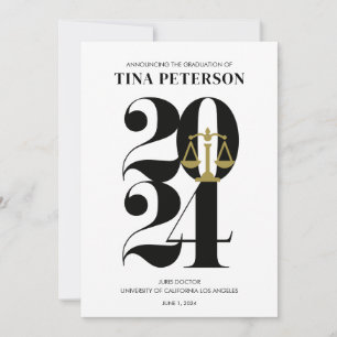 2024 Law School Graduation Announcement