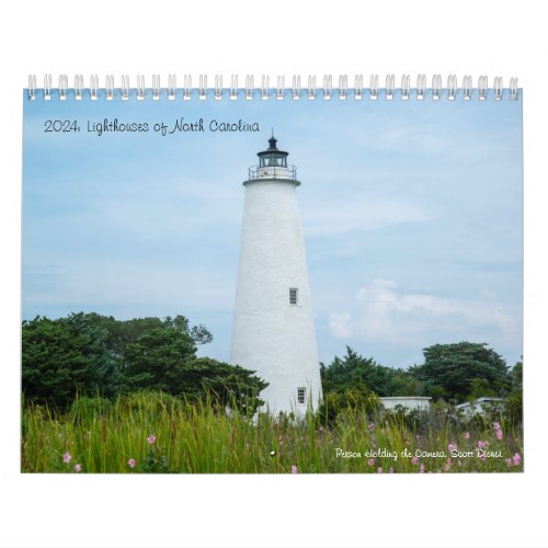2024 Lighthouses of North Carolina Calendar Med