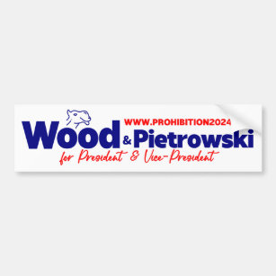 2024 Logo Wood & Pietrowski Bumper Sticker