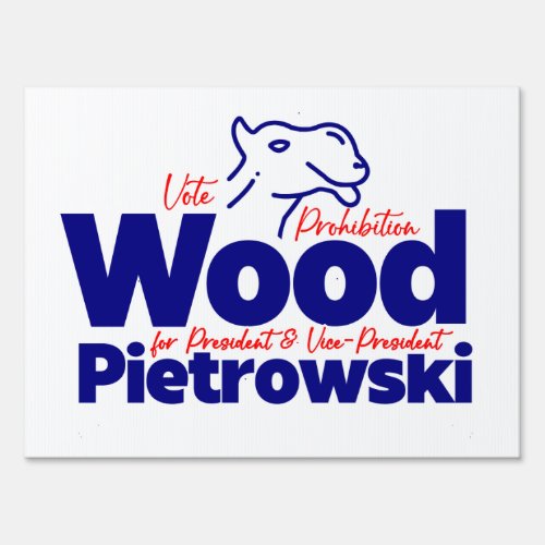 2024 Logo Wood  Pietrowski Yard Sign