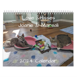 2024 Love & Hisses Calendar - Joanie & Marsali