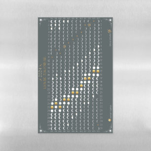 2024 Lunar Calendar Refridgerator Magnet Magnetic Dry Erase Sheet