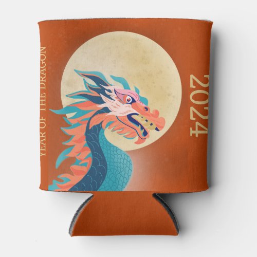 2024 Lunar New Year of Dragon Can Cooler