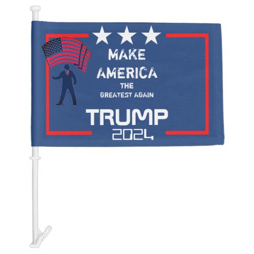 2024 Make America The Greatest Again Trump Car Flag
