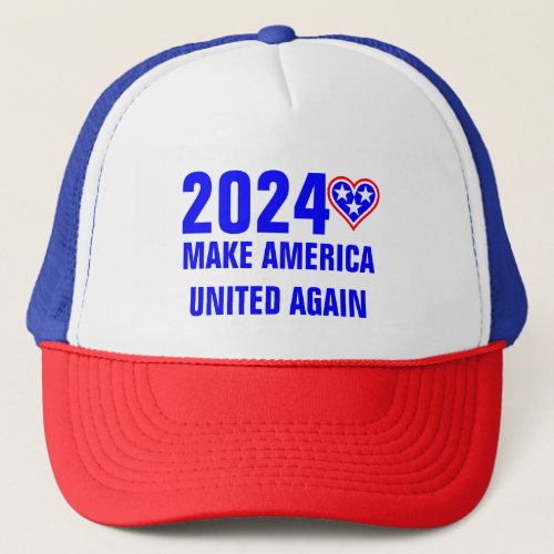 2024 MAKE AMERICA UNITED AGAIN TRUCKER HAT