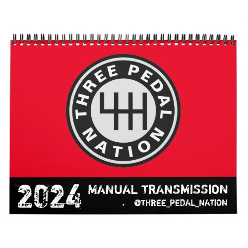 2024 MANUAL TRANSMISSION CALENDAR