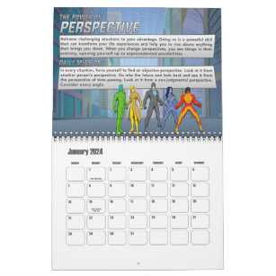 2024 Master Your Superpowers Calendar