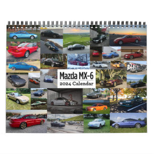 2024 Mazda MX-6 Wall Calendar