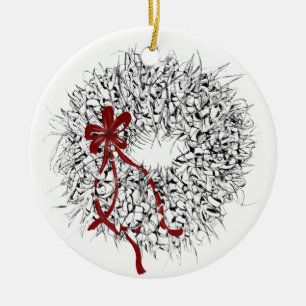 2024 Mele Kalikimaka Ti Leaf Wreath Ornament