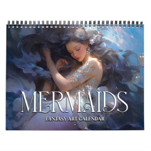 2024 Mermaids 2 Fantasy Art Calendar