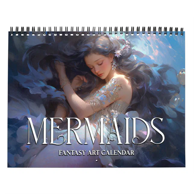 2024 Mermaids 2 Fantasy Art Calendar Zazzle