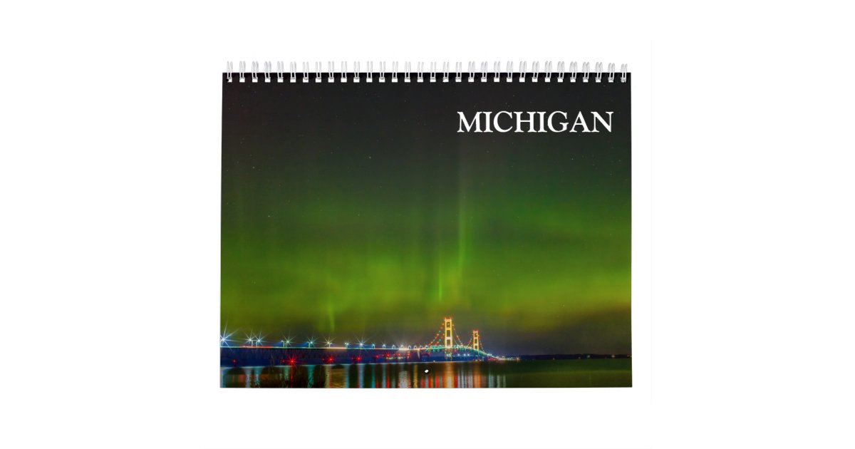 2024 MICHIGAN CALENDAR Zazzle