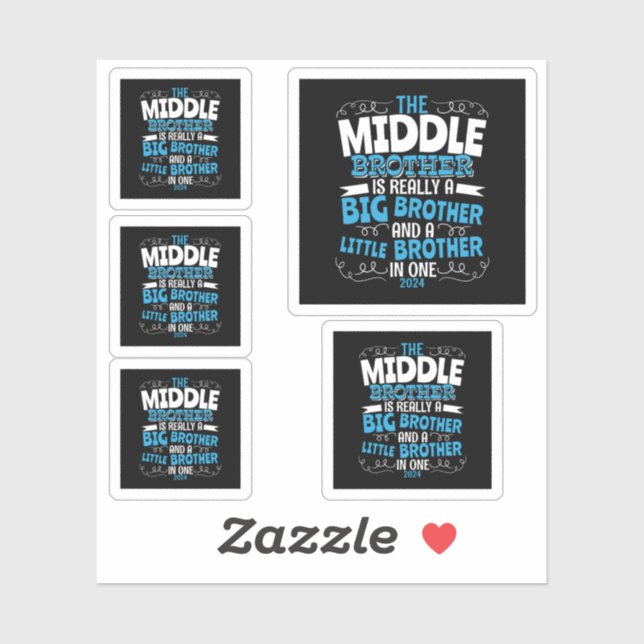 2024 Middle Brother - New Big Brother Sticker (Sheet)