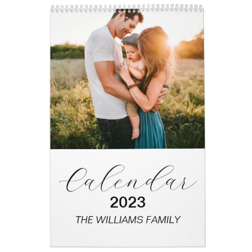 2024 Modern Custom Family Calendar