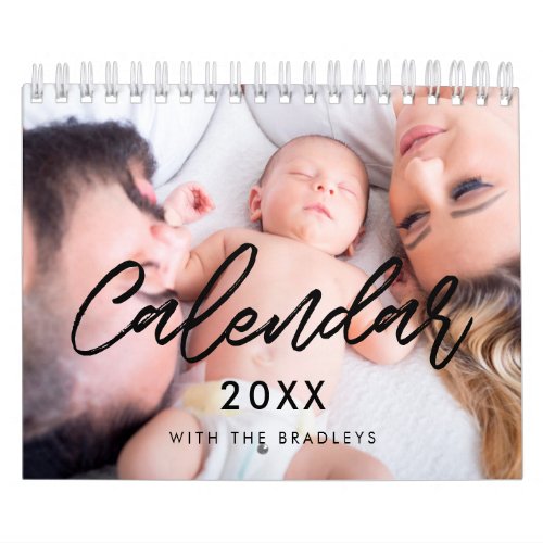 2024 modern family photo calendar