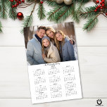 2024 Modern Personalized Photo Calendar Magnetic Dry Erase Sheet<br><div class="desc">2024 Customizable Family Name and Photo Magnetic Calendar featuring your personalized photo and name. 🌟Designed for 2024 only,  and perfect for small gifts,  stocking stuffers,  or in place of holiday cards! Please contact us at cedarandstring@gmail.com if you need assistance with the design or matching products.</div>