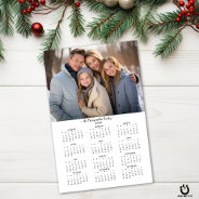 2024 Modern Personalized Photo Calendar Magnetic Dry Erase Sheet at Zazzle