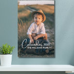 2024 Modern Script Typography Minimal Multi Photo Calendar<br><div class="desc">Looking for a personalized family planner? Check out this 2024 Modern Custom Photo Create Your Own Family Calendar.</div>