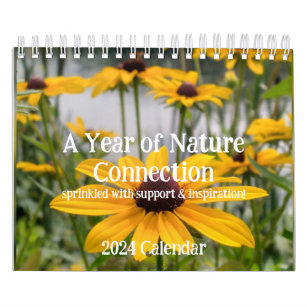 2024 Monthly Calendar-A Year of Nature Connection Calendar