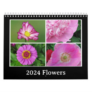 2024 Monthly Flowers Calendar