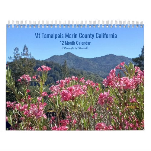 2024 Mt Tamalpais Marin 12 Month Calendar