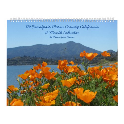 2024 Mt Tamalpais Marin County California Calendar
