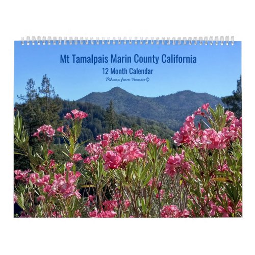 2024 Mt Tamalpais Marin County Wall Calendar
