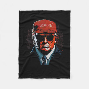 2024 Mugshot President Legend 5 Fleece Blanket
