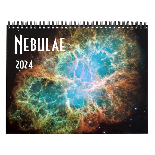 2024 NASA Space Nebulae  Astronomy Stars Calendar