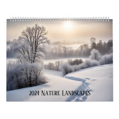 2024 Nature Landscapes Calendar