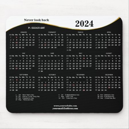 2024 Never Look Back Mouse Pad