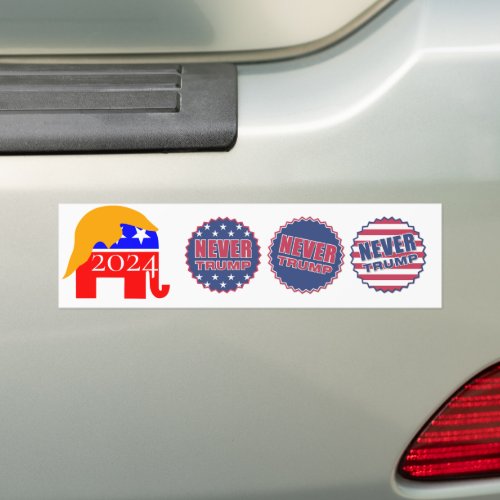 2024 Never Trump Thunder_Cove Bumper Sticker