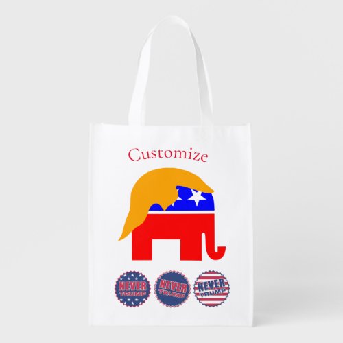 2024 Never Trump Thunder_Cove Grocery Bag