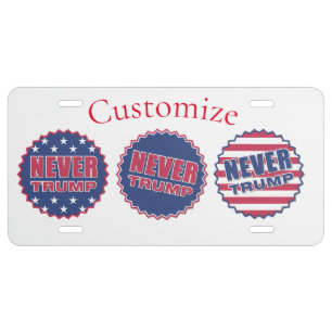 2024 Never Trump Thunder_Cove License Plate