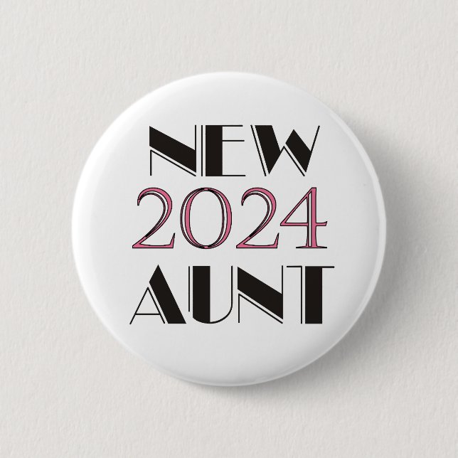 2024 New Aunt Button (Front)
