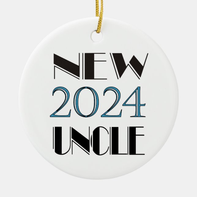 2024 New Uncle Ornament (Front)