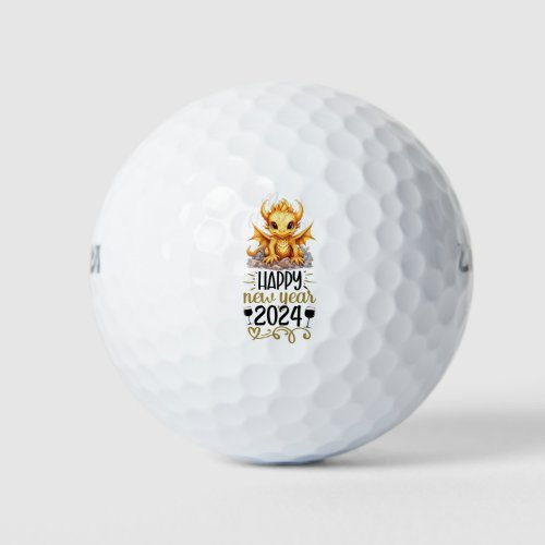 2024 New year Dragon  for Golfer Golf Balls