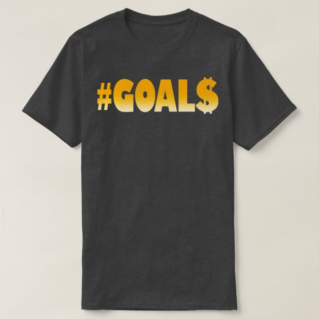 2024 New Year Goals Money Goals Success Motivation T-Shirt (Design Front)