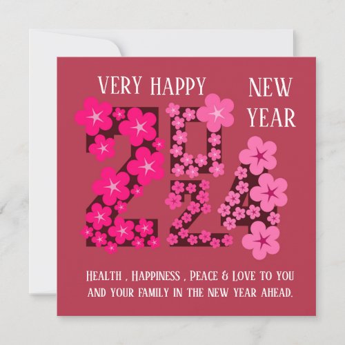 2024 NEW YEAR GREETING FOR ANYONE CARD