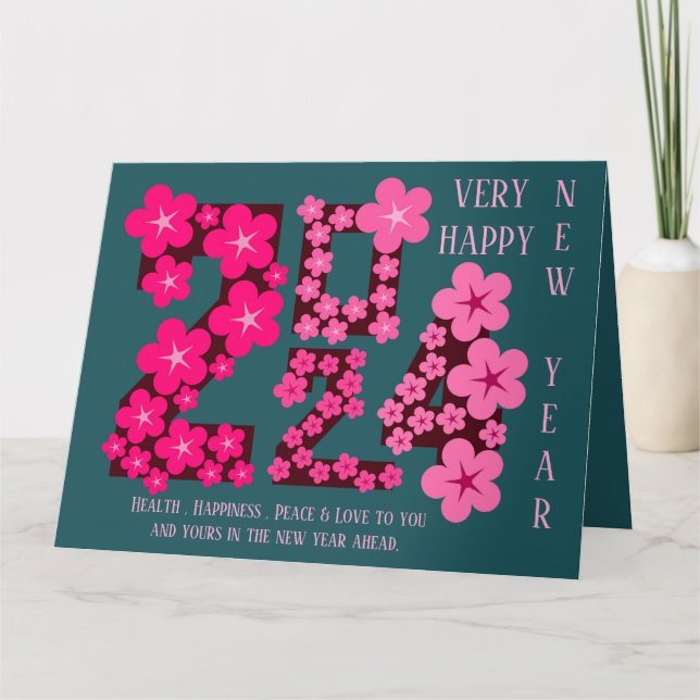 2024 NEW YEAR GREETING FROM SISTER CARD (Front)