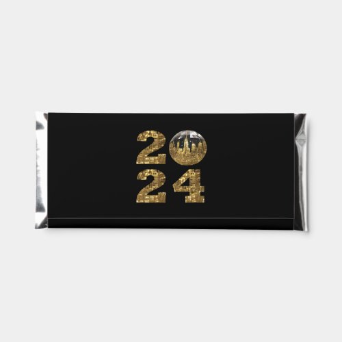 2024_New Years Eve Party_Ball_NYC Gold_ Hershey Bar Favors