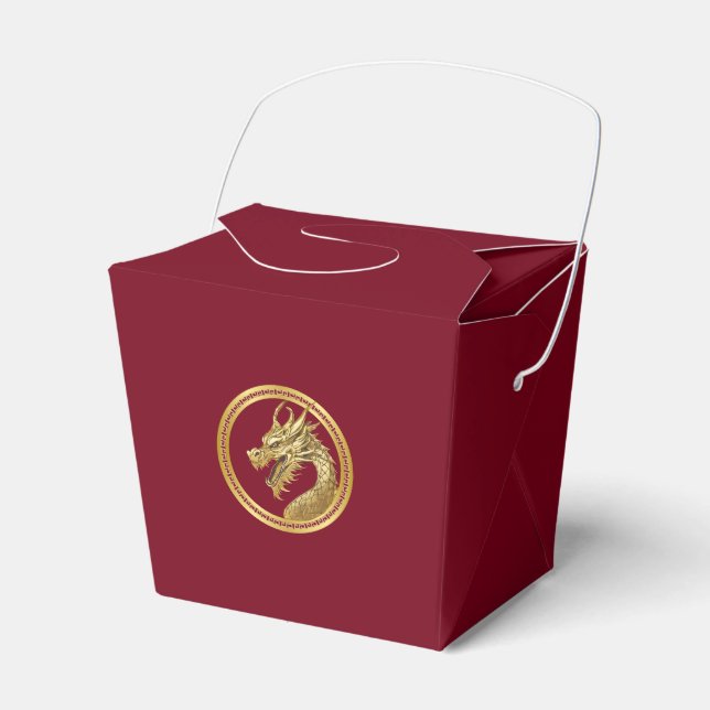 2024-New Years Eve Party-Chinese New Year Dragon- Favor Boxes (Front Side)