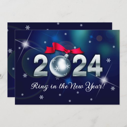 2024 New Years Eve Party Custom  Invitation