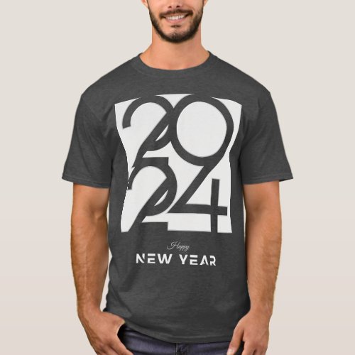 2024 New Years Eve Party Supplies NYE 2024 Happy N T_Shirt