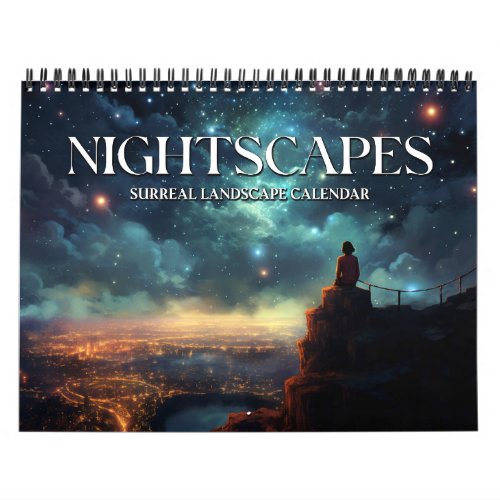 2024 Nightscapes 4 Surreal Space Landscape Art Calendar