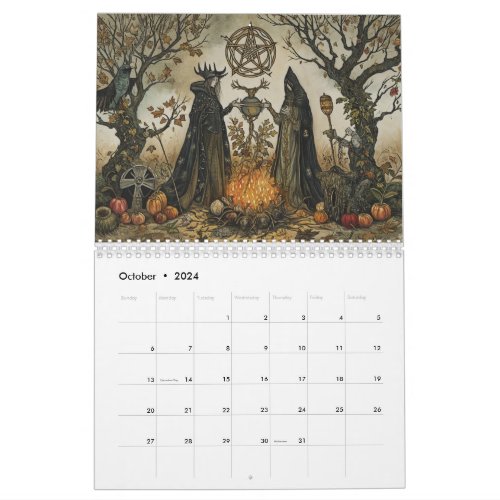 2024 Pagan Style Calendar