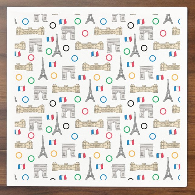 2024 Paris France Games Summer Napkins (Creator Uploaded)