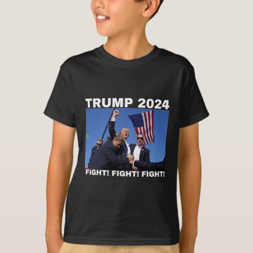 2024_pennsylvania Rally_ Fight Fight Fight  T_Shirt