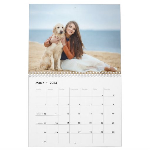 Personalized Photo Calendar 2024 Download Template Lula Sindee