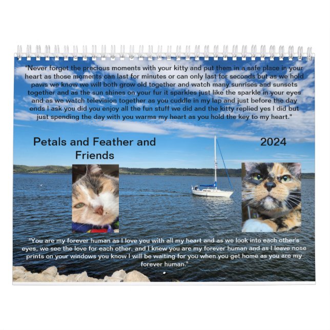 2024 Petals and Feather and Friends Calendar  (Cover)